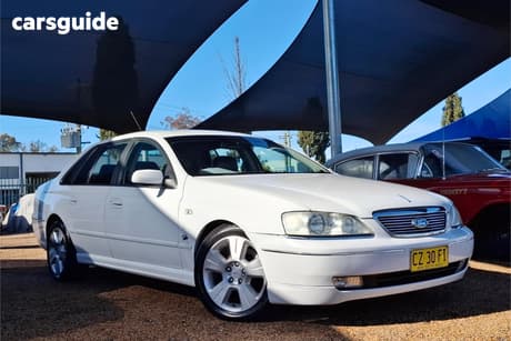 White 2004 Ford Fairlane Sedan Ghia
