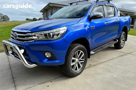Blue 2016 Toyota Hilux Dual Cab Utility Sr5 (4X4)
