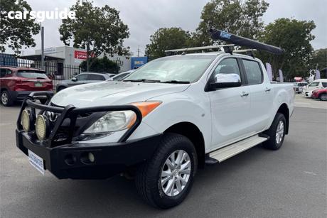 White 2012 Mazda BT-50 Dual Cab Utility Xtr (4X4)