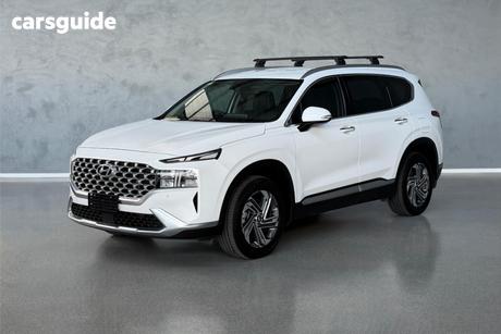 White 2023 Hyundai Santa FE Wagon Active Crdi (Awd)