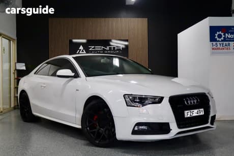 White 2014 Audi A5 Coupe 1.8 TFSI 8T MY15