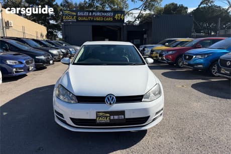 White 2014 Volkswagen Golf Hatchback 103 Tsi Highline