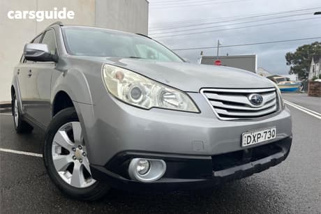 Silver 2010 Subaru Outback Wagon 2.5I