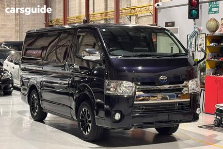 Black 2017 Toyota HiAce Commercial