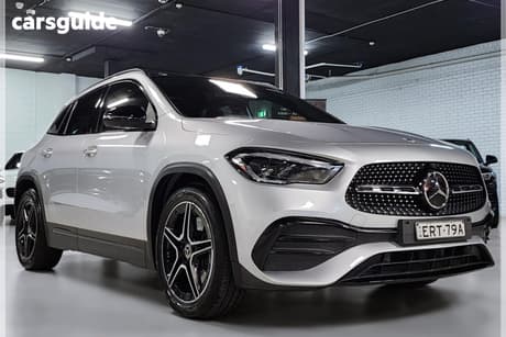 Silver 2021 Mercedes-Benz GLA250 Wagon 4Matic