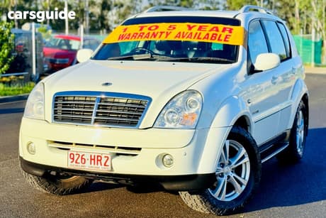 White 2012 Ssangyong Rexton Wagon Rx270 Xvt Spr Ii