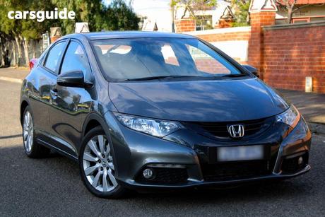 Grey 2012 Honda Civic Hatchback Vti-L