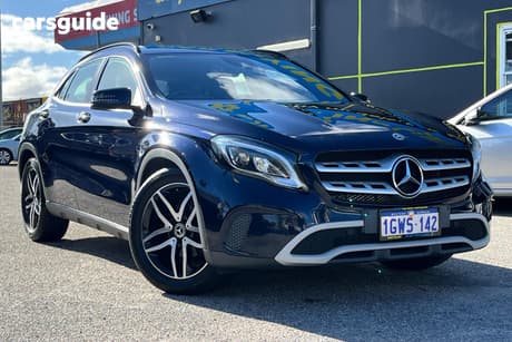 Blue 2018 Mercedes-Benz GLA180 Wagon 180