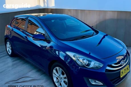 Blue 2014 Hyundai I30 Hatchback Trophy