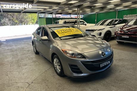 Grey 2010 Mazda 3 Sedan Neo