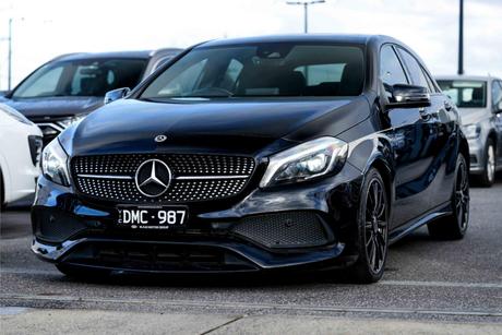 Black 2017 Mercedes-Benz A200 Hatchback