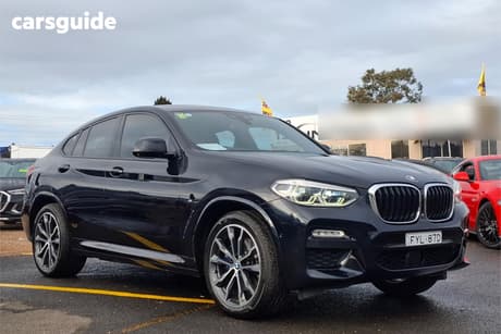 Black 2019 BMW X4 Coupe Xdrive30I M Sport