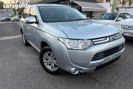 Silver 2012 Mitsubishi Outlander Wagon Ls (4X2)