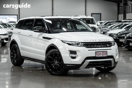 White 2013 Land Rover Range Rover Evoque SUV TD4 DYNAMIC 4X4