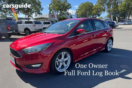 Red 2016 Ford Focus Hatchback Titanium