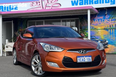 Orange 2012 Hyundai Veloster Coupe