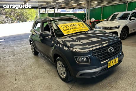 Blue 2019 Hyundai Venue Wagon Go