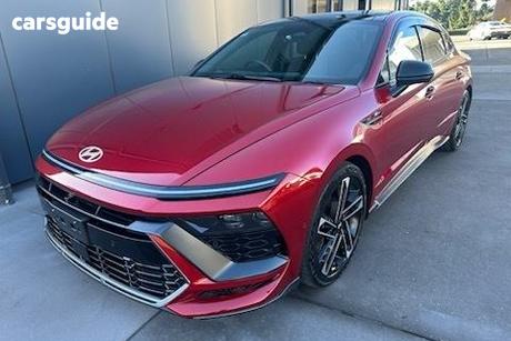 Red 2023 Hyundai Sonata Sedan N Line
