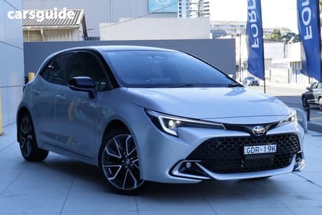Silver 2025 Toyota Corolla Hatchback Zr Hybrid