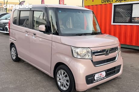 Pink 2021 Honda N BOX Wagon Ex Turbo