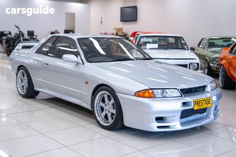 Silver 1994 Nissan Skyline Coupe Gtr
