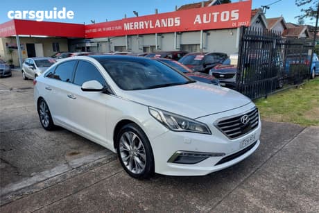 White 2016 Hyundai Sonata Sedan Premium