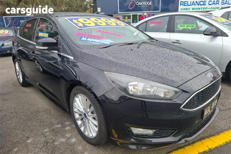 Black 2016 Ford Focus Hatchback Sport