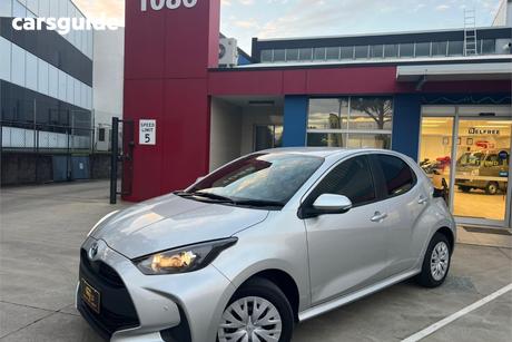 Silver 2022 Toyota Yaris Hatch X