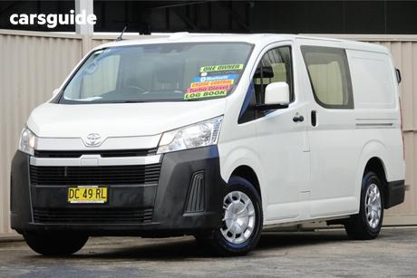 White 2021 Toyota HiAce Van Lwb