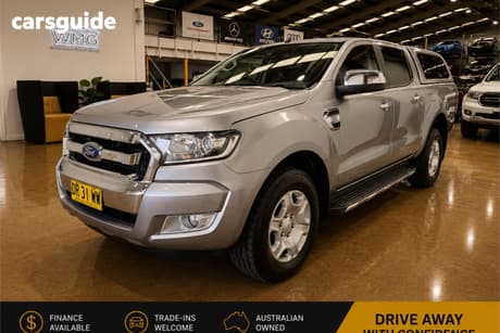 Silver 2015 Ford Ranger Crew Cab Pickup Xlt 3.2 Hi-Rider (4X2)