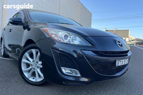 Black 2010 Mazda 3 Sedan Sp25