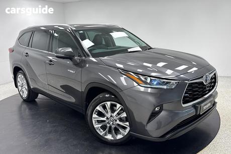 Grey 2024 Toyota Kluger Wagon Grande Hybrid Awd
