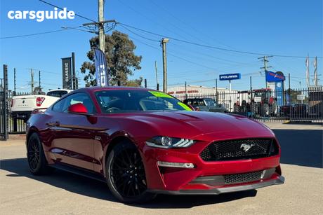 Red 2018 Ford Mustang Coupe Fastback Gt 5.0 V8