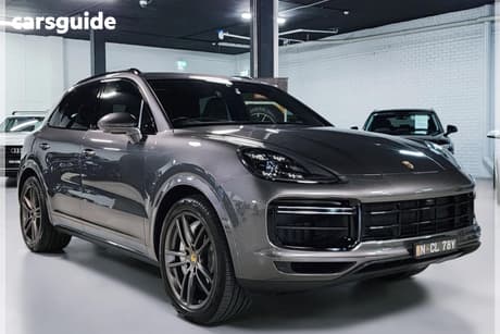 Grey 2019 Porsche Cayenne Wagon Turbo