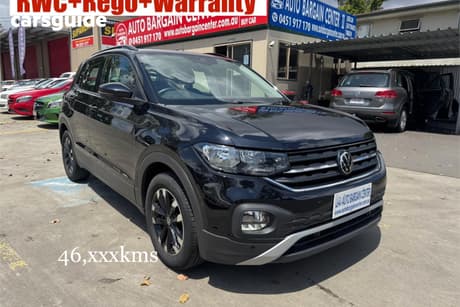 Black 2022 Volkswagen T-Cross Wagon 85Tsi Life