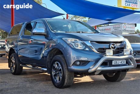 Blue 2016 Mazda BT-50 Dual Cab Utility Gt (4X4)