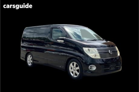 Black 2008 Nissan Elgrand Wagon