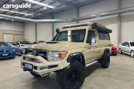 Beige 2021 Toyota Landcruiser Wagon Gxl Troop Carrier