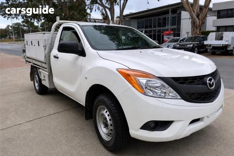 White 2012 Mazda BT-50 Cab Chassis Xt (4X2)
