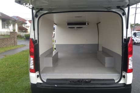 White 2019 Toyota HiAce Van Lwb