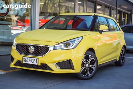 Yellow 2022 MG MG3 Hatchback Excite (With Navigation)