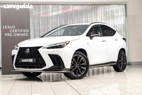 White 2023 Lexus NX350H Wagon F Sport Hybrid 2Wd