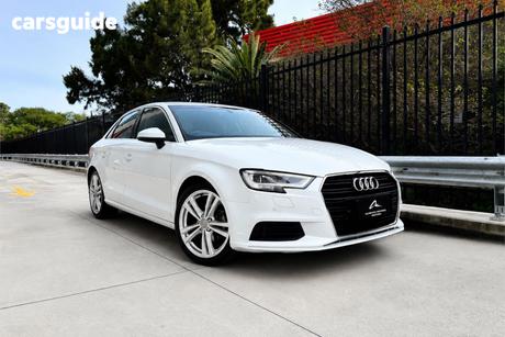 White 2017 Audi A3 Sedan 1.4 Tfsi Cod