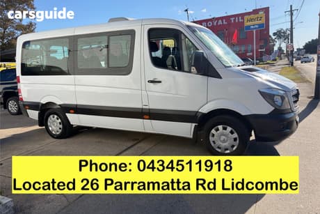 White 2016 Mercedes-Benz Sprinter Bus Transfer (313)
