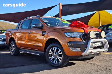 Orange 2018 Ford Ranger Dual Cab Pick-up Wildtrak 3.2 (4X4)