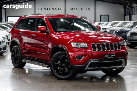 Red 2015 Jeep Grand Cherokee Wagon Limited (4X4)