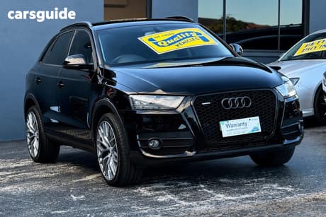 Black 2014 Audi Q3 Wagon 2.0 Tdi Quattro (103Kw)