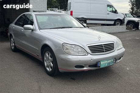 Silver 2002 Mercedes-Benz S320 Sedan