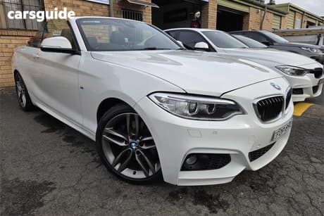 White 2016 BMW 228I Convertible M Sport