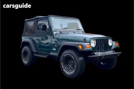 Green 2001 Jeep Wrangler Softtop Sport (4X4)